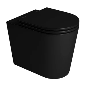 Inodoro corto Link/LK negro mate