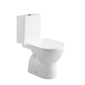 Inodoro largo con asiento cierre suave + Depósito (Vertex)