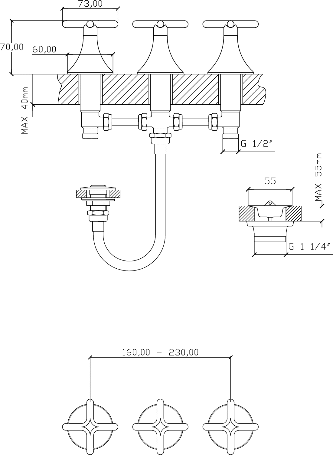Diseño técnico - Bidet Nordica