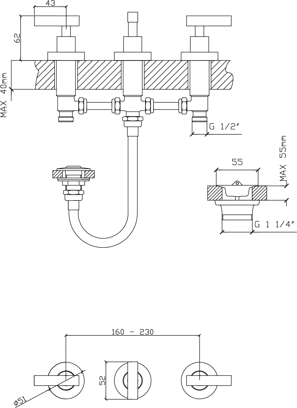 Diseño técnico - Bidet Duo