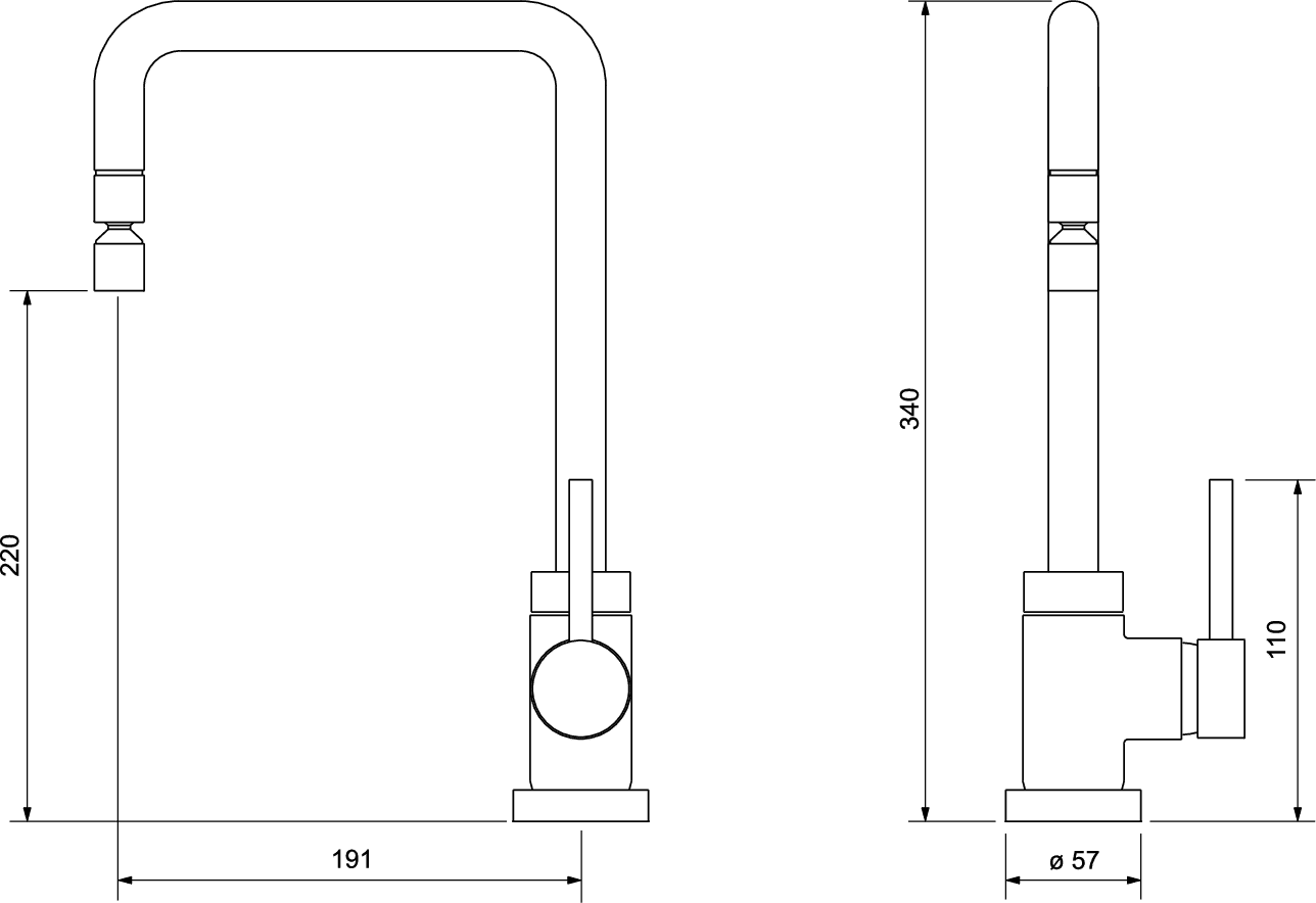 Diseño técnico - Cocina Spin Deca