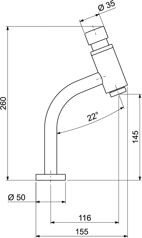 Diseño técnico - Lavatorio temporizado Link