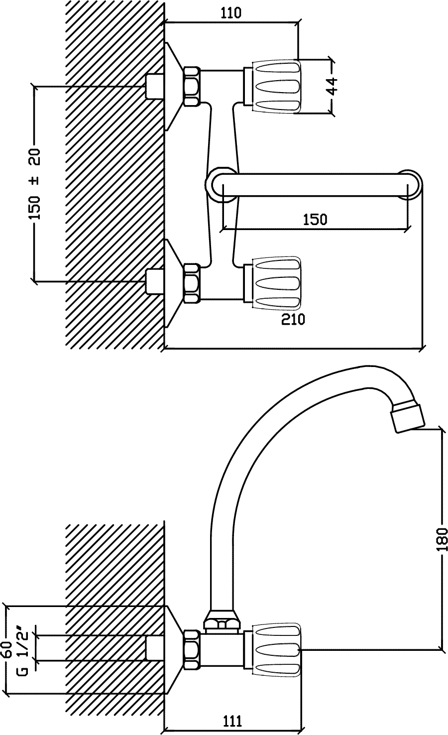 Diseño técnico - cocina exterior pico J AQ6000