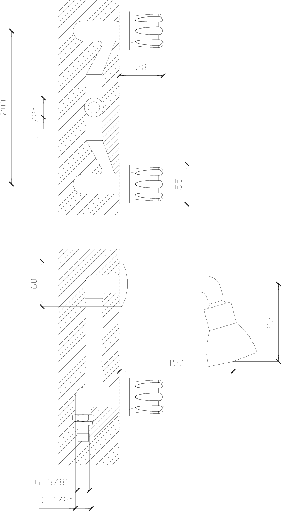 Diseño técnico - Ducha AQ6000