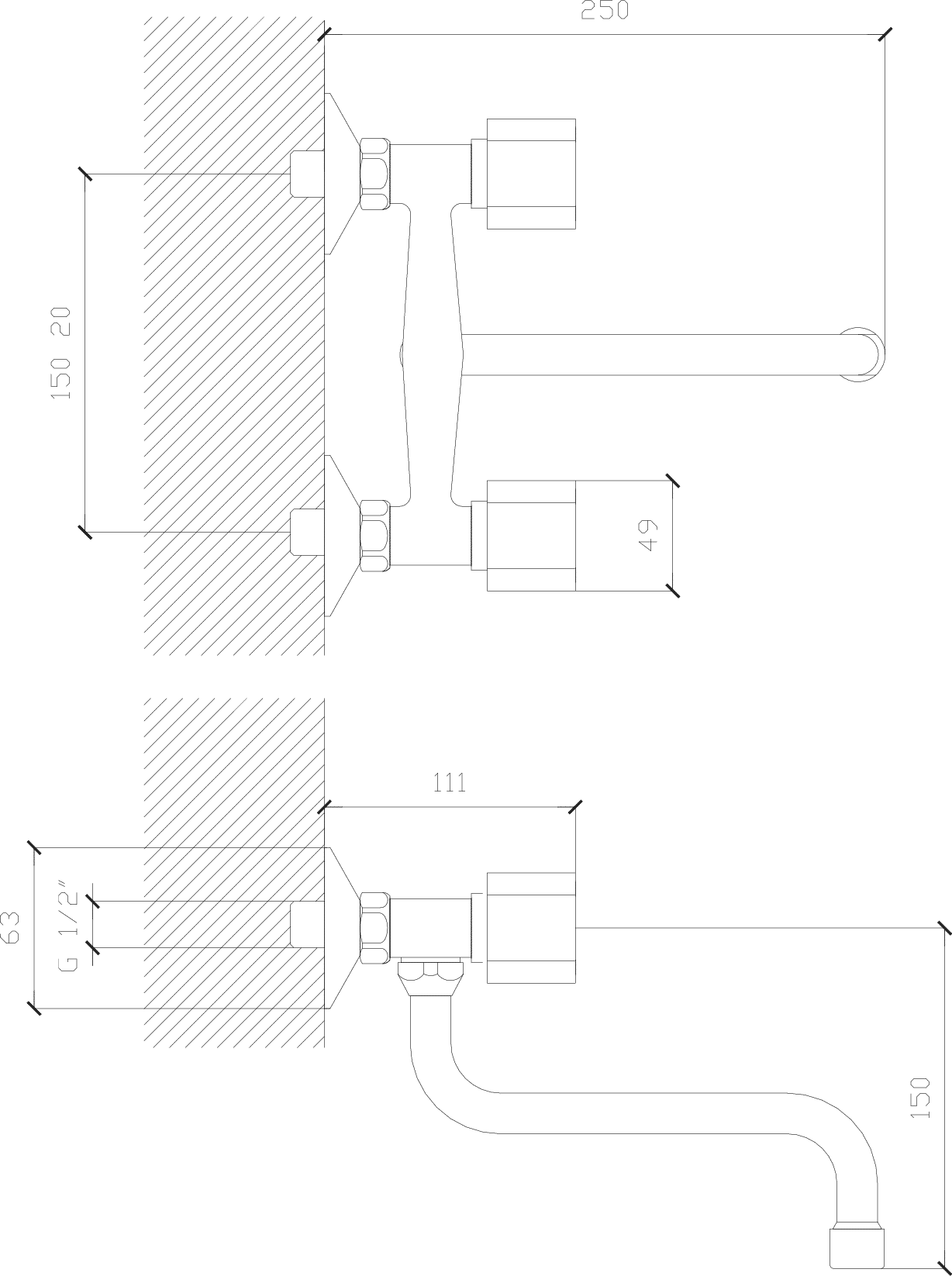 Diseño técnico - Cocina exterior pico S Domo Classic