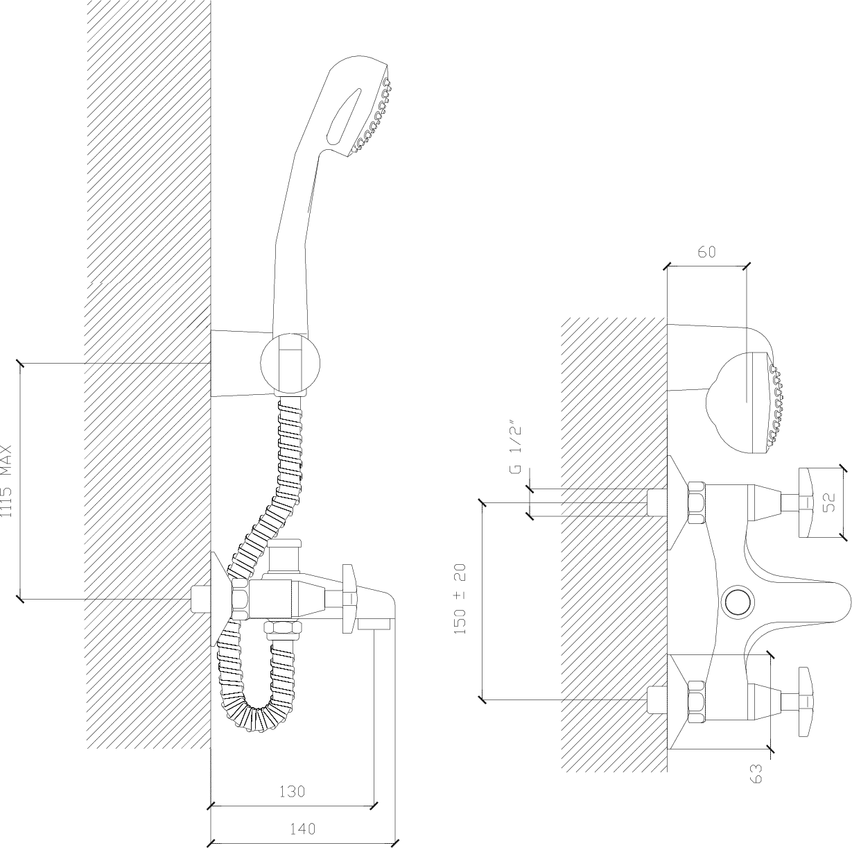 Diseño técnico - Bañera LX exterior Lacar