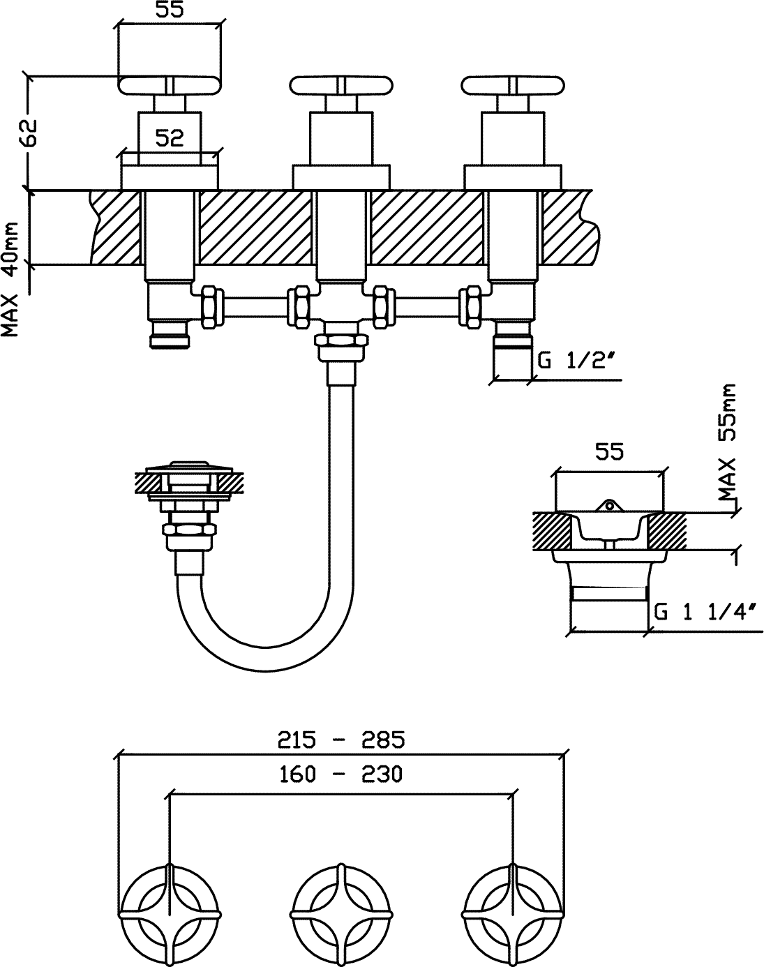 Diseño técnico - Bidet Flex Deca