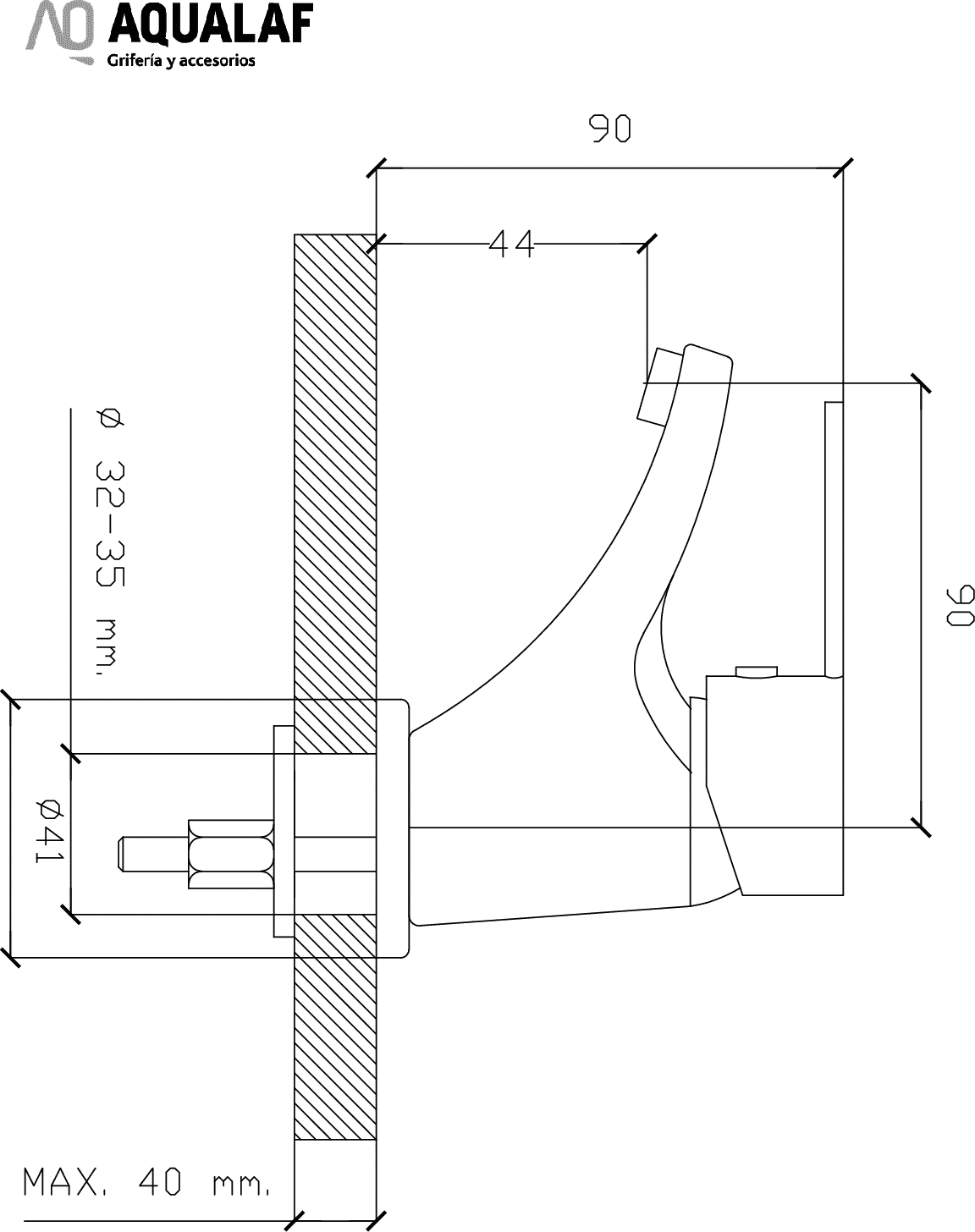Diseño técnico - Lavatorio Ecco