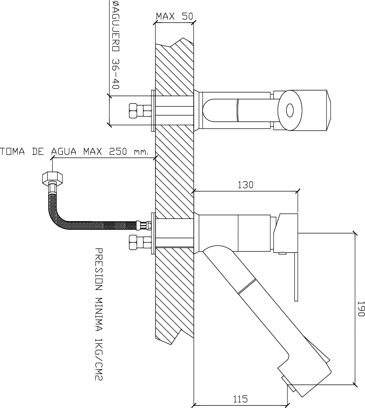 Diseño técnico - Cocina extraible Alondra