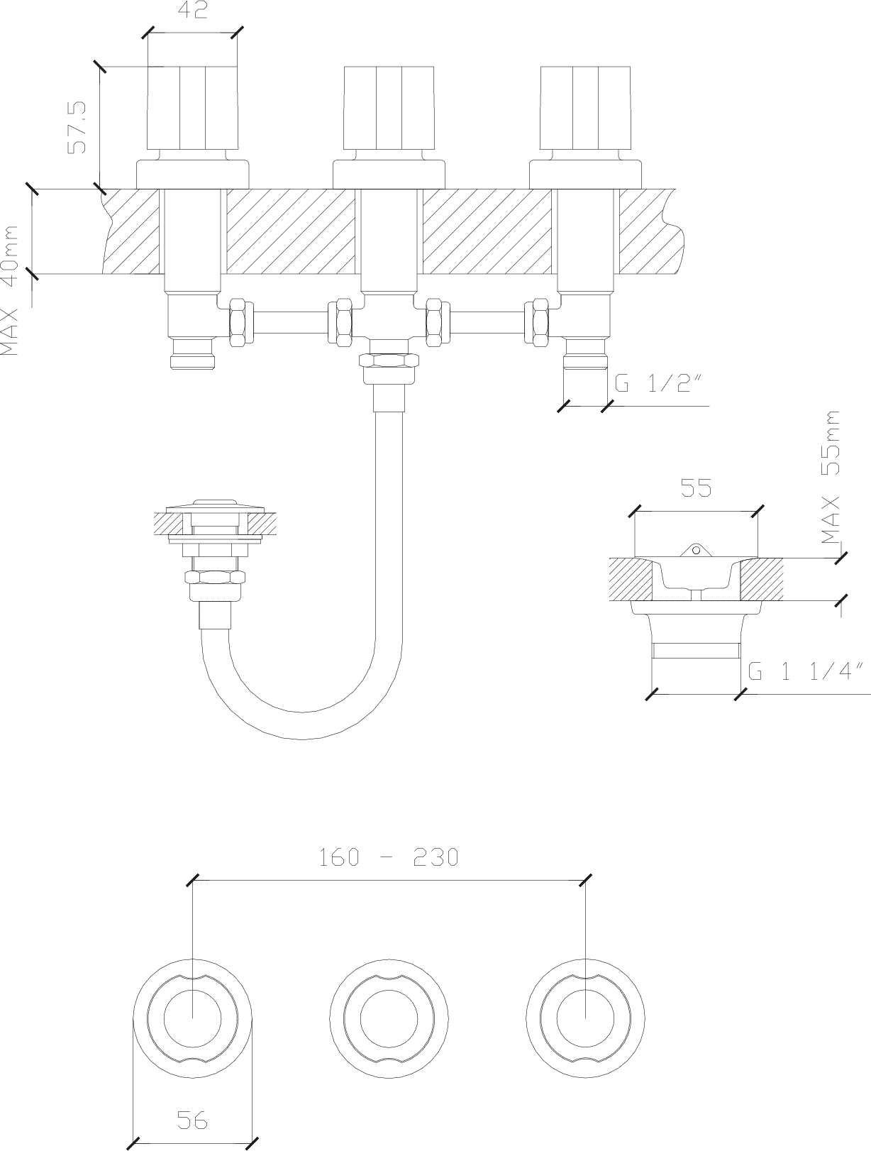 Diseño técnico - Bidet Huilen