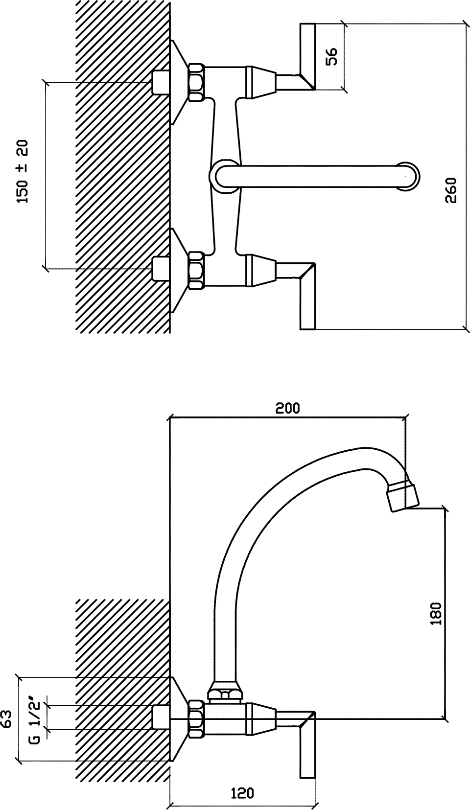 Diseño técnico - Cocina exterior pico J Aukan Lever