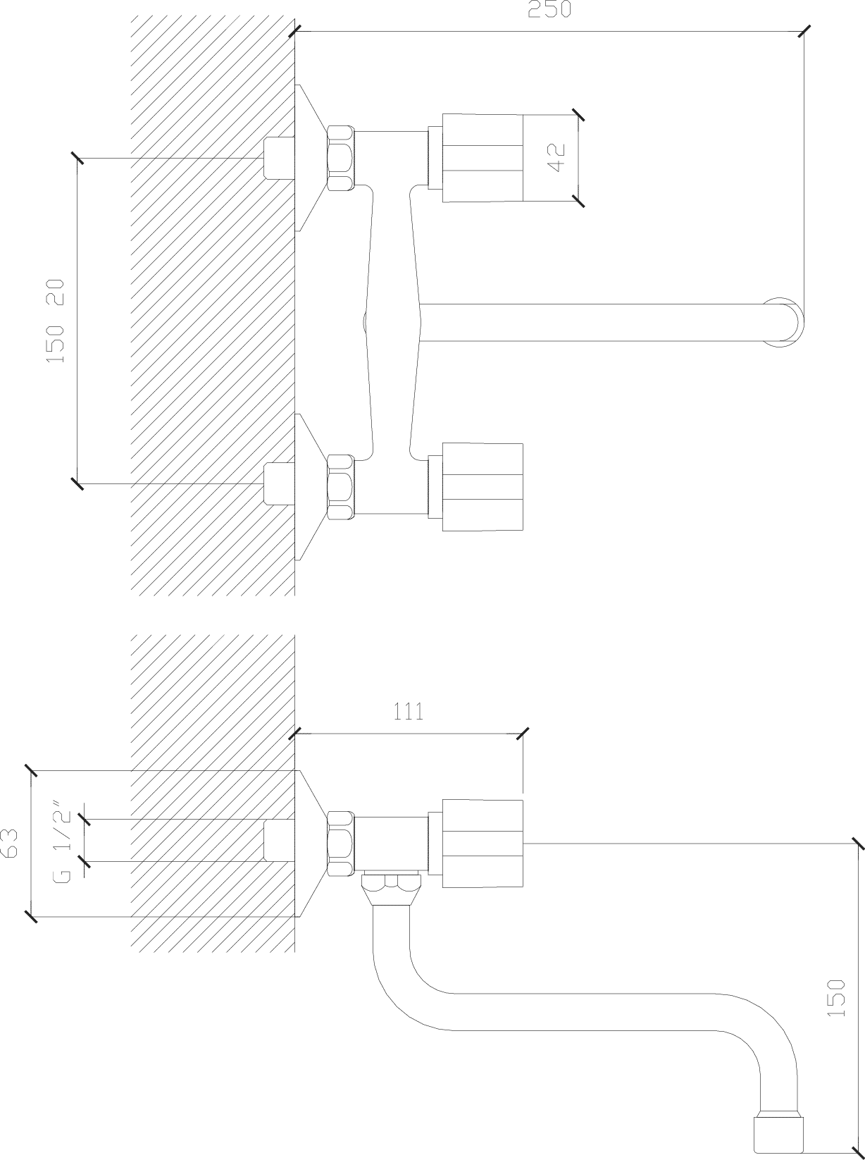 Diseño técnico - Cocina exterior pico S Huilen
