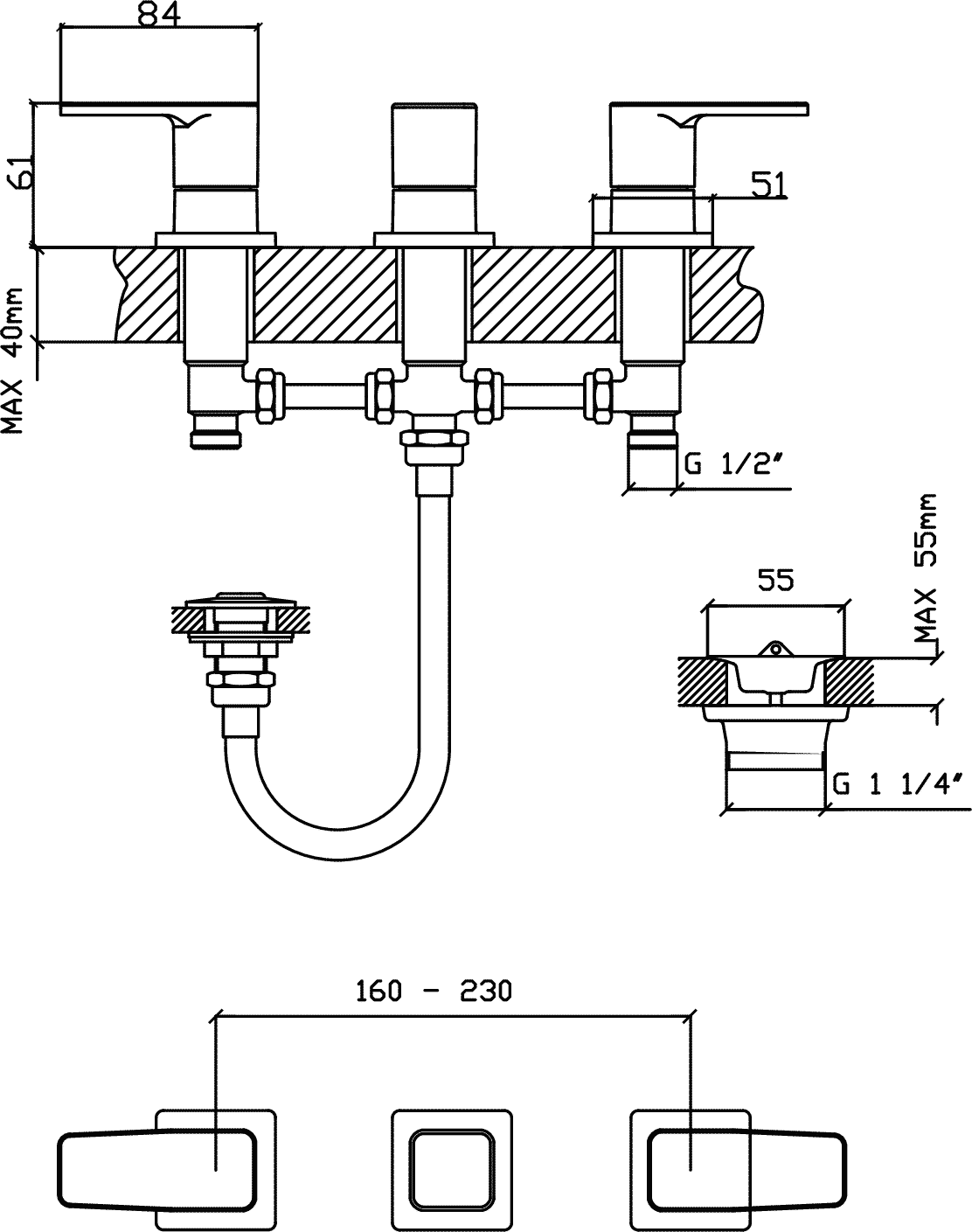 Diseño técnico - Bidet Vernazza