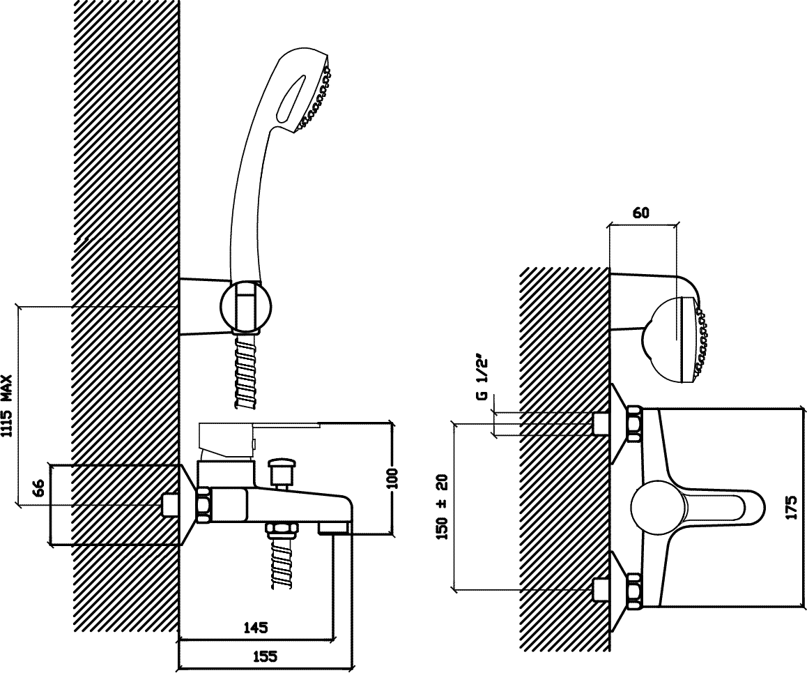 Diseño técnico - Bañera exterior Aluminé