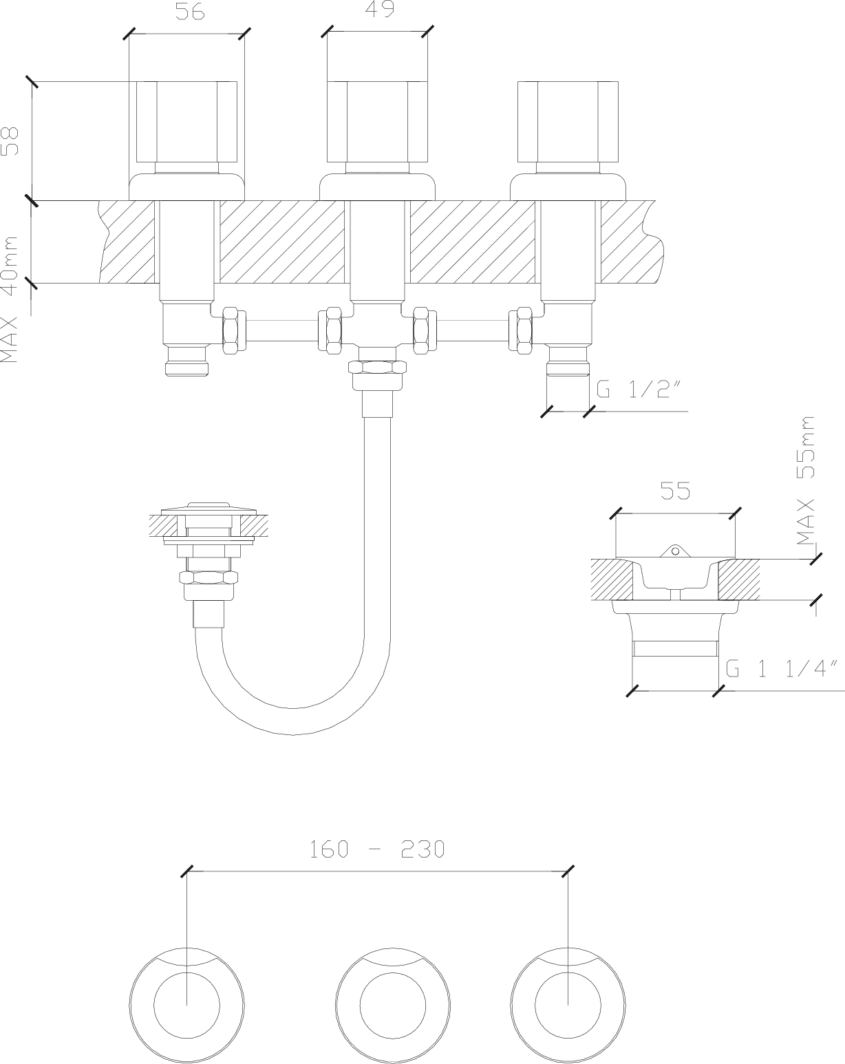 Diseño técnico - Bidet Domo