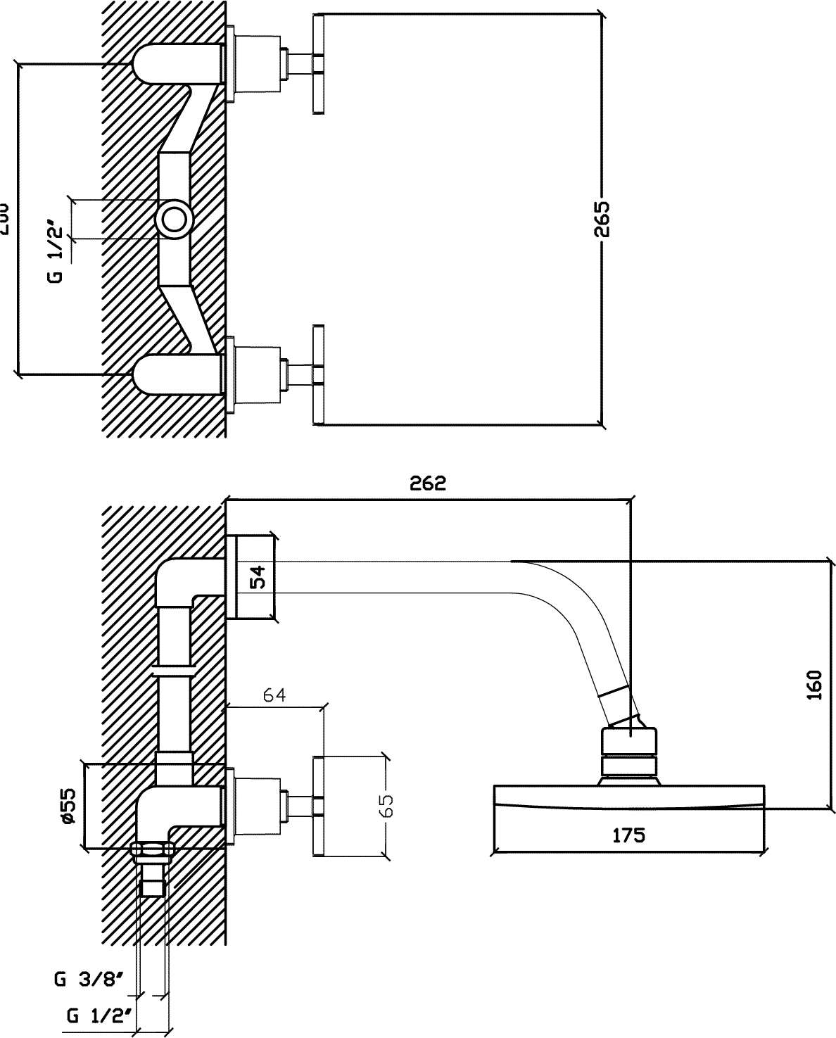 Diseño técnico - Ducha Status
