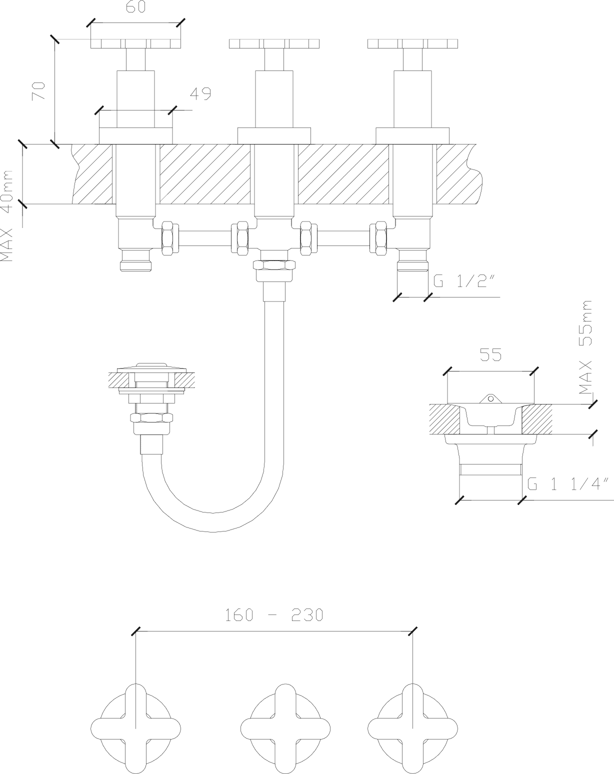 Diseño técnico - Bidet Mailén