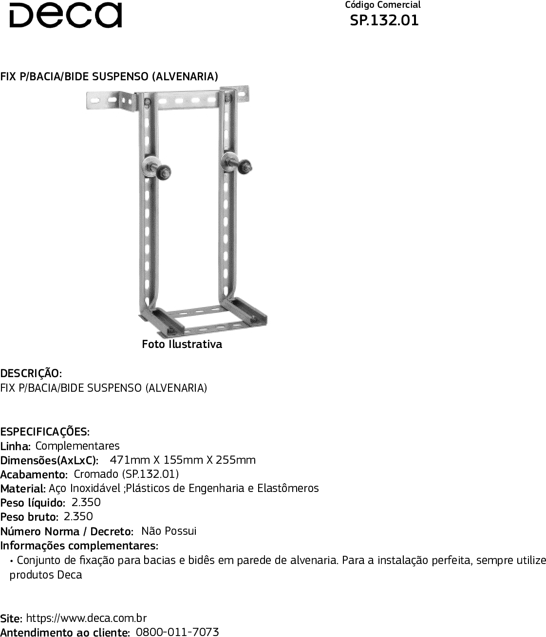 Diseño técnico - Soporte Link/LK